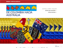Tablet Screenshot of decolombiahaciaaustralia.com